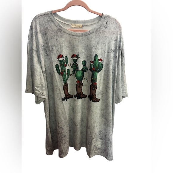 Southern Stitch Tops - Southern Stitch Cactus Graphic T-Shirt